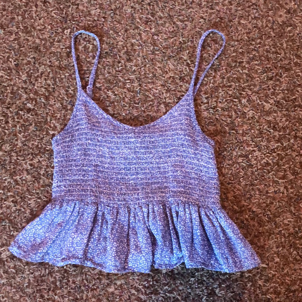 Tillys Ivy & Main cropped flowy tank top